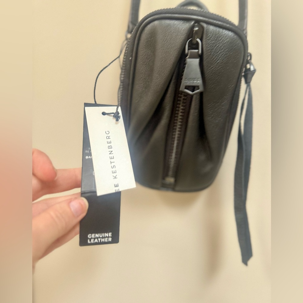 NEW Aimee Kestenberg Leather Black Crossbody Bag - Picture 5 of 10